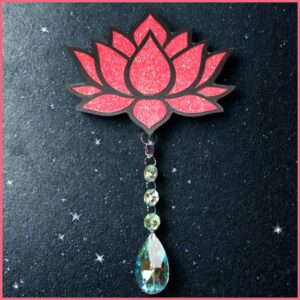 Décoration murale / suncatcher "Fleur de Lotus"